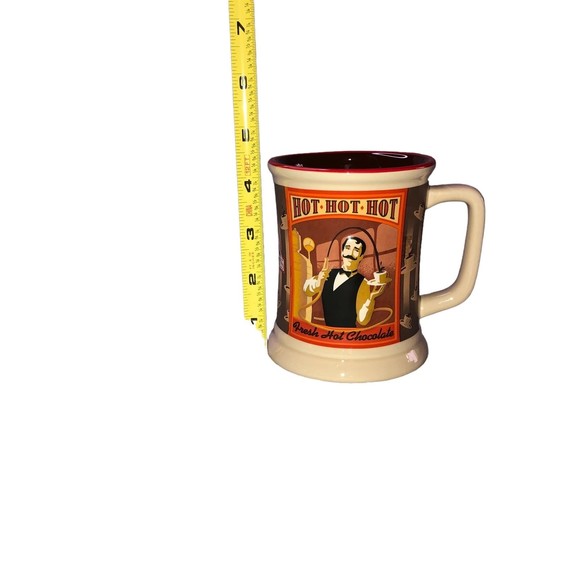 Polar Express 3D Style Mugs; French Hot Chocolate Cups; Thick Sturdy Mugs 4 1/2” - Picture 7 of 7